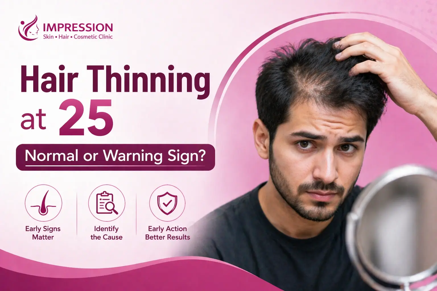 Hair Thinning at 25 Is This Too Early